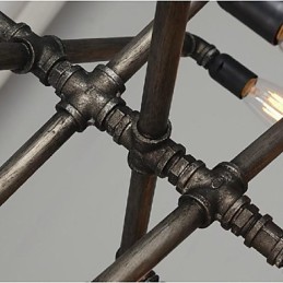 Traditionelle klassische Vintage Retro Laterne Country Malerei Metall Pendelleuchte