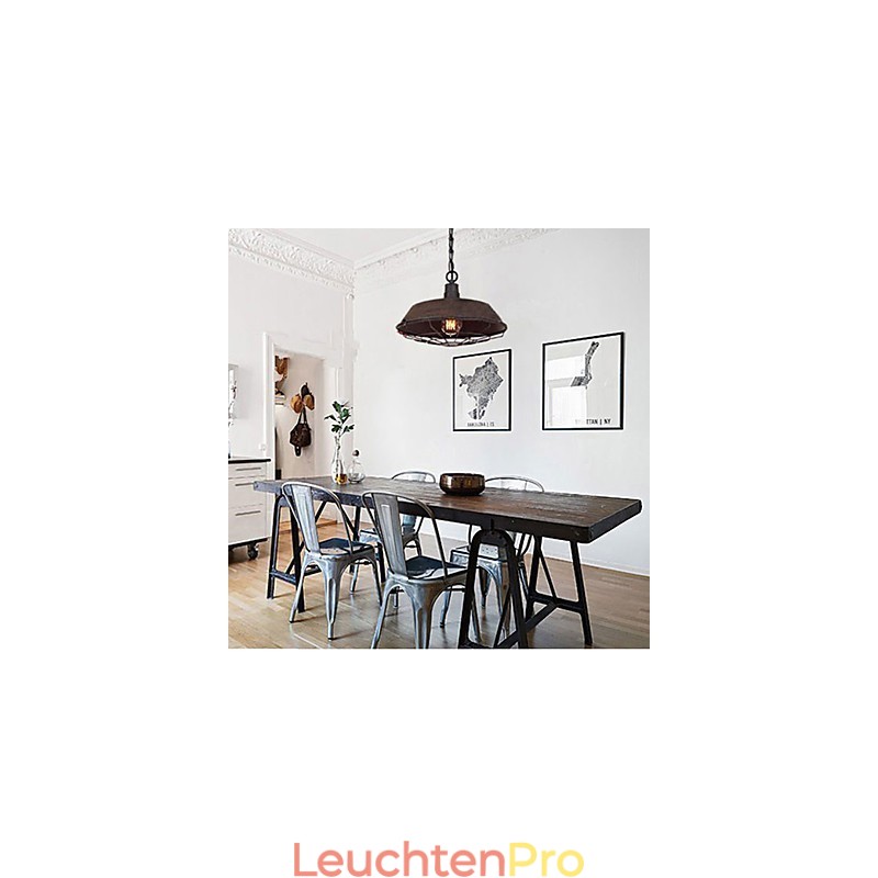 Schmiedeeisen Land Wiederherstellung alten Weisen Single Head Droplight Lampe Licht