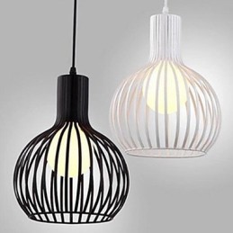 Amerikanischen Retro Vertraglich Schmiedeeisen Vogelkäfig Kronleuchter Lampe Licht