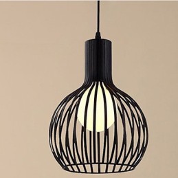 Amerikanischen Retro Vertraglich Schmiedeeisen Vogelkäfig Kronleuchter Lampe Licht