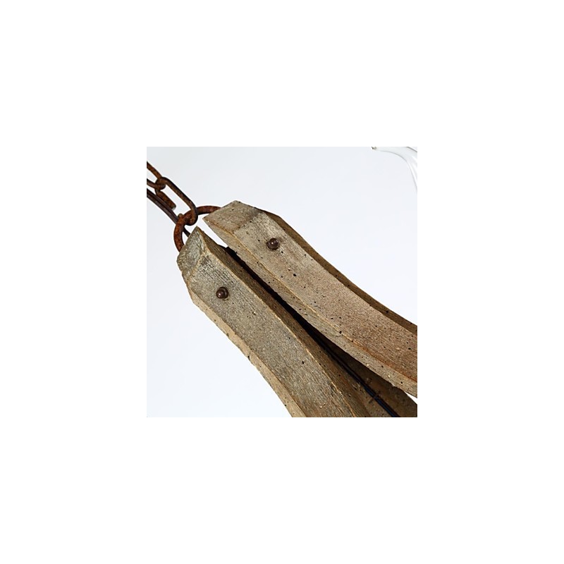 Vintage Mini-Stil Malerei Holz Bambus Kronleuchter