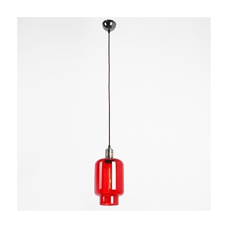 Moderne 1-flammige Pendelleuchte aus beschichtetem Glas Moderne 1-flammige Pendelleuchte aus beschichtetem Glas