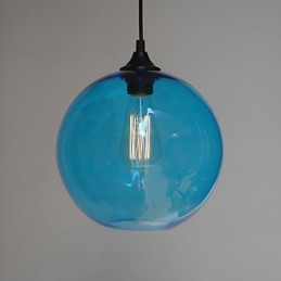 Moderne zeitgenössische traditionelle klassische rustikale Lodge Drum Island Bowl Vintage Laterne Country Globe Glas