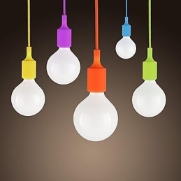 Mini-Anhänger 1 Licht Modern Minimalist Silikon Bonbonfarben