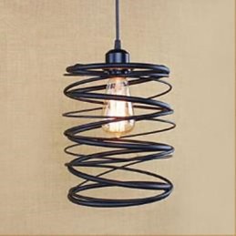 Amerikanische Wiederherstellung alter Wege Schmiedeeisen Kochfeld Kreative Moderne Single Head Droplight