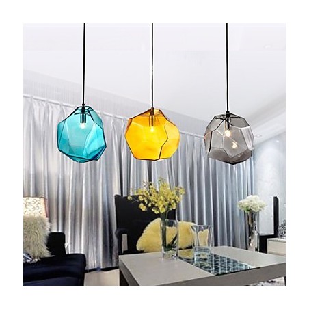 Pendelleuchte 3-flammig im italienischen Stil, transparente Galvanisierung Pendelleuchte 3-flammig im italienischen Stil, transparente Galvanisierung