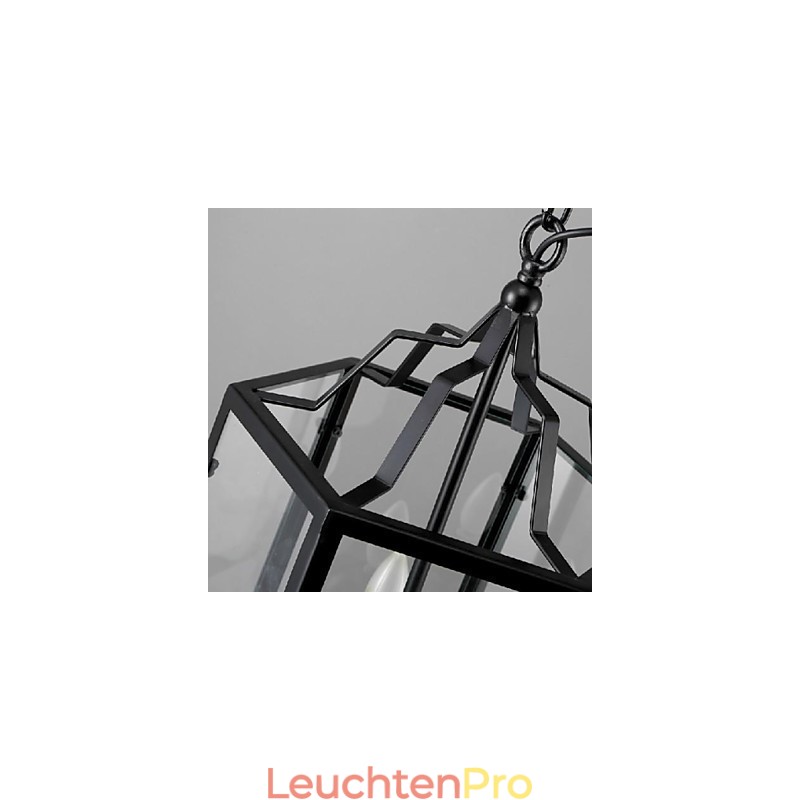 Traditionelle Klassische Vintage Retro Laterne Land Mini Stil Malerei Metall Anhänger Licht Esszimmer