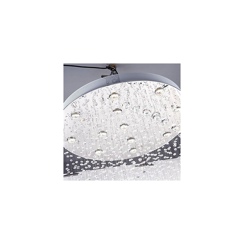 Moderne zeitgenössische traditionelle klassische rustikale Lodge Vintage Country Island Kristall galvanisierte Metall Pendelleuchte