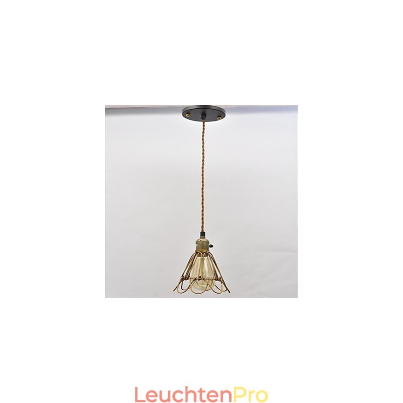 Amerikanischen land Vintage einzigen kopf lotus Eisen Kronleuchter