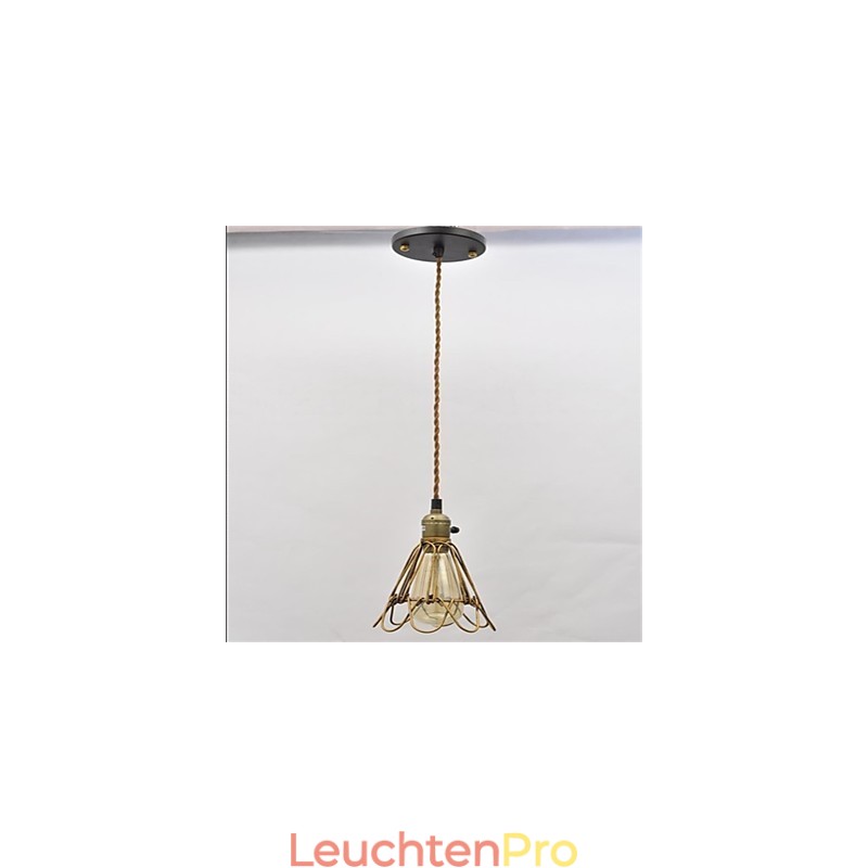 Amerikanischen land Vintage einzigen kopf lotus Eisen Kronleuchter