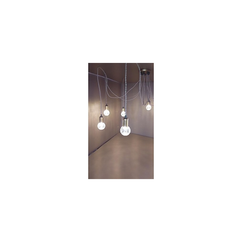 Traditionelle klassische rustikale Lodge Vintage Retro Laterne Trommel Country Globe Mini Stil Malerei Glas Pendelleuchte