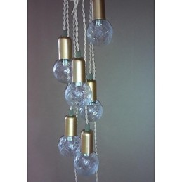 Traditionelle klassische rustikale Lodge Vintage Retro Laterne Trommel Country Globe Mini Stil Malerei Glas Pendelleuchte