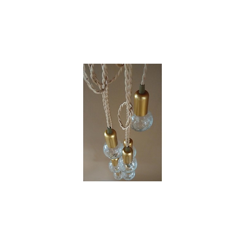 Traditionelle klassische rustikale Lodge Vintage Retro Laterne Trommel Country Globe Mini Stil Malerei Glas Pendelleuchte