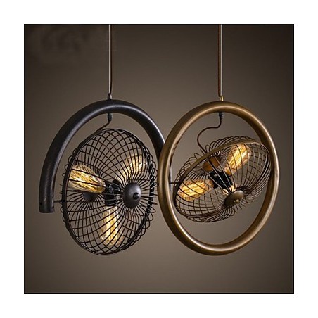 Retro Industrielle Windlampe Ventilator Pendelleuchte im amerikanischen Stil