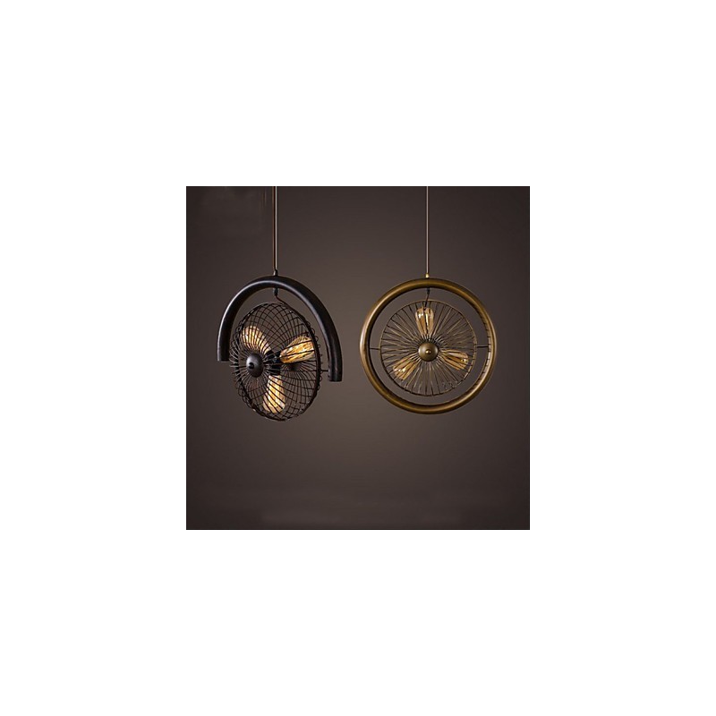 Retro Industrielle Windlampe Ventilator Pendelleuchte im amerikanischen Stil