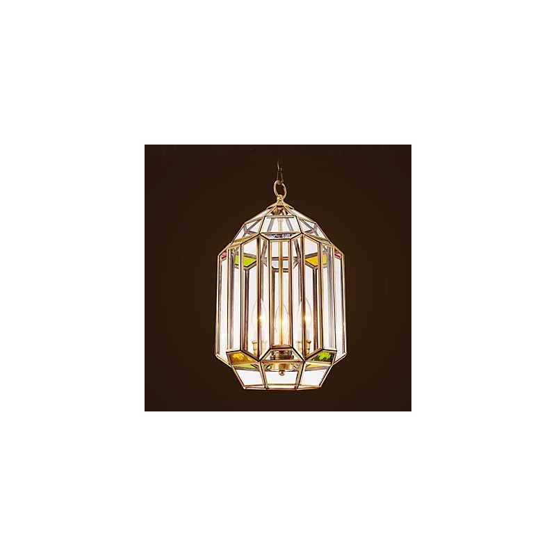 Vollkupferfarbene Lampe