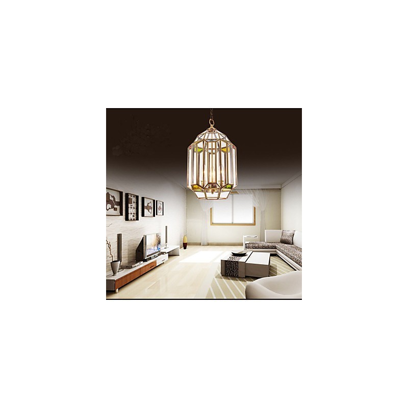 Vollkupferfarbene Lampe