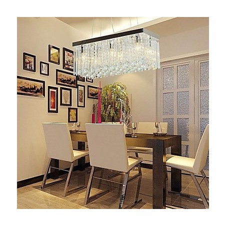 Moderner zeitgenössischer Kristall-Kronleuchter