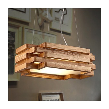 Moderne Pendelleuchte im Landhausstil im Mini-Stil aus Holz und Bambus Moderne Pendelleuchte im Landhausstil im Mini-Stil aus Holz und Bambus