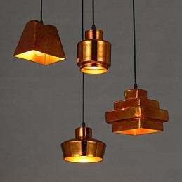 Amerikanischen Land Retro Glas Kronleuchter Rostig Sitzen Droplight
