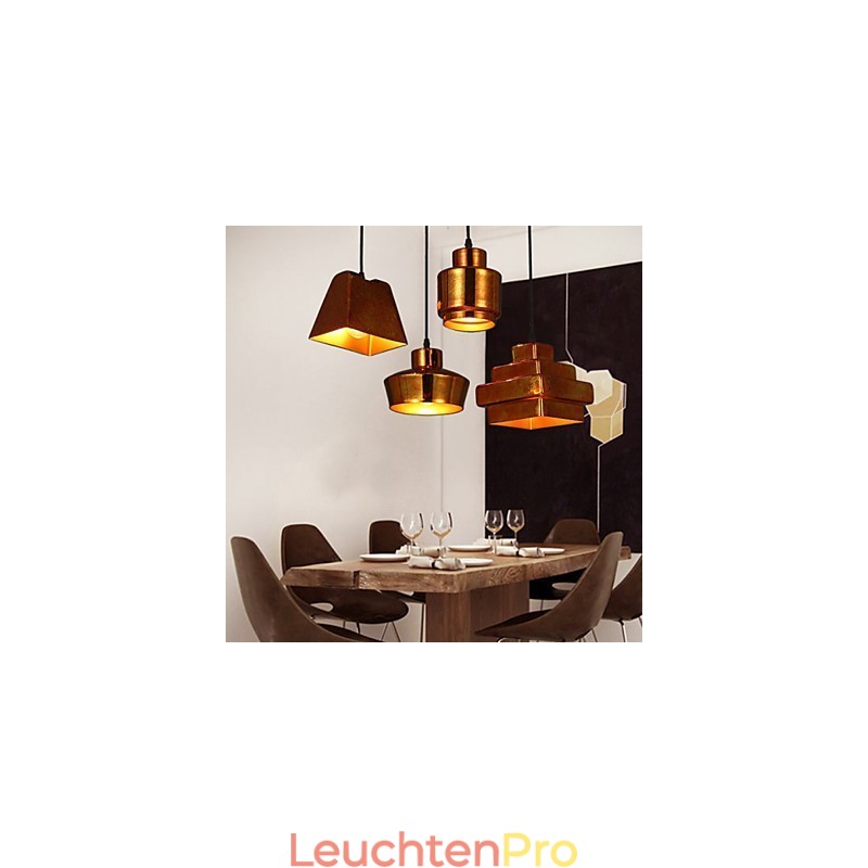 Amerikanischen Land Retro Glas Kronleuchter Rostig Sitzen Droplight