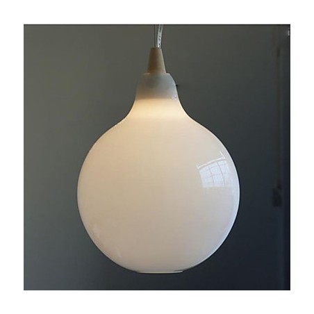 Milchweiße Glasflasche Pendelleuchte Natural Curve Milchweiße Glasflasche Pendelleuchte Natural Curve