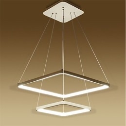 Modernes Design 4 Pendelleuchte Zwei Ringe