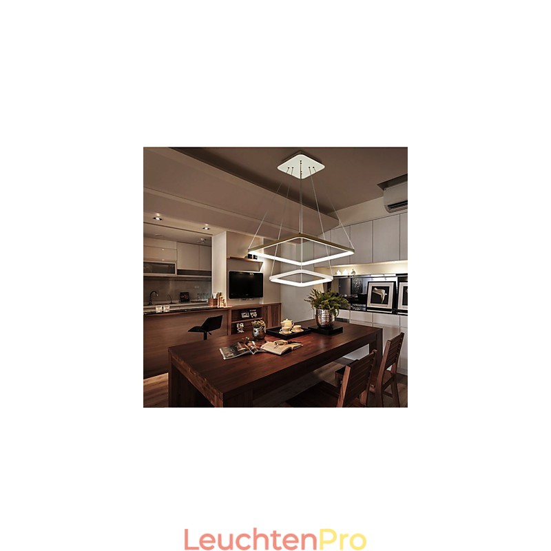 Modernes Design 4 Pendelleuchte Zwei Ringe