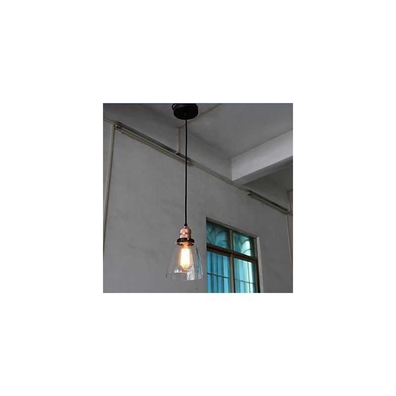Minimalistischer einzigartiger Retro-Glas-Kronleuchter
