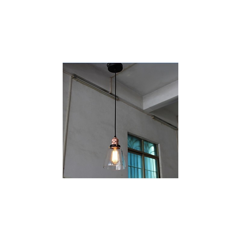 Minimalistischer einzigartiger Retro-Glas-Kronleuchter