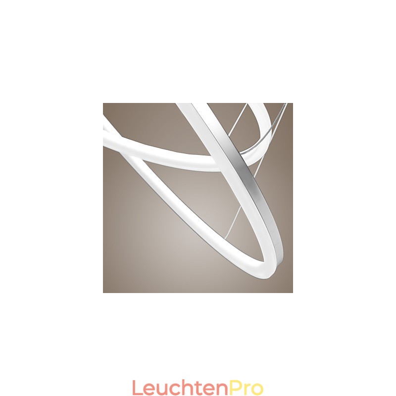 Modernes Design Pendelleuchte 4Hochwertige Acryl Doppelring Fit