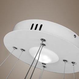 Modernes Design Pendelleuchte 4Hochwertige Acryl Doppelring Fit