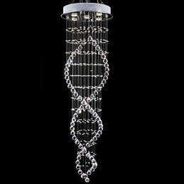 Moderne zeitgenössische traditionelle klassische rustikale Lodge Vintage Country Island Kristall galvanisierte Metall Pendelleuchte