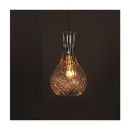 Romantische Flasche Kreative Geschnitzte Kunst Glas Kronleuchter Licht Pendelleuchte Romantische Flasche Kreative Geschnitzte Kunst Glas Kronleuchter Licht Pendelleuchte