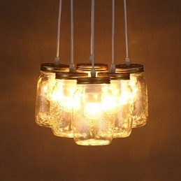 Kreative Wishing Bottle Glas süße Kinder drei Droplight Lampe