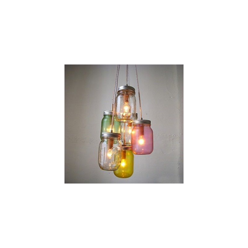 Kreative Wishing Bottle Glas süße Kinder drei Droplight Lampe