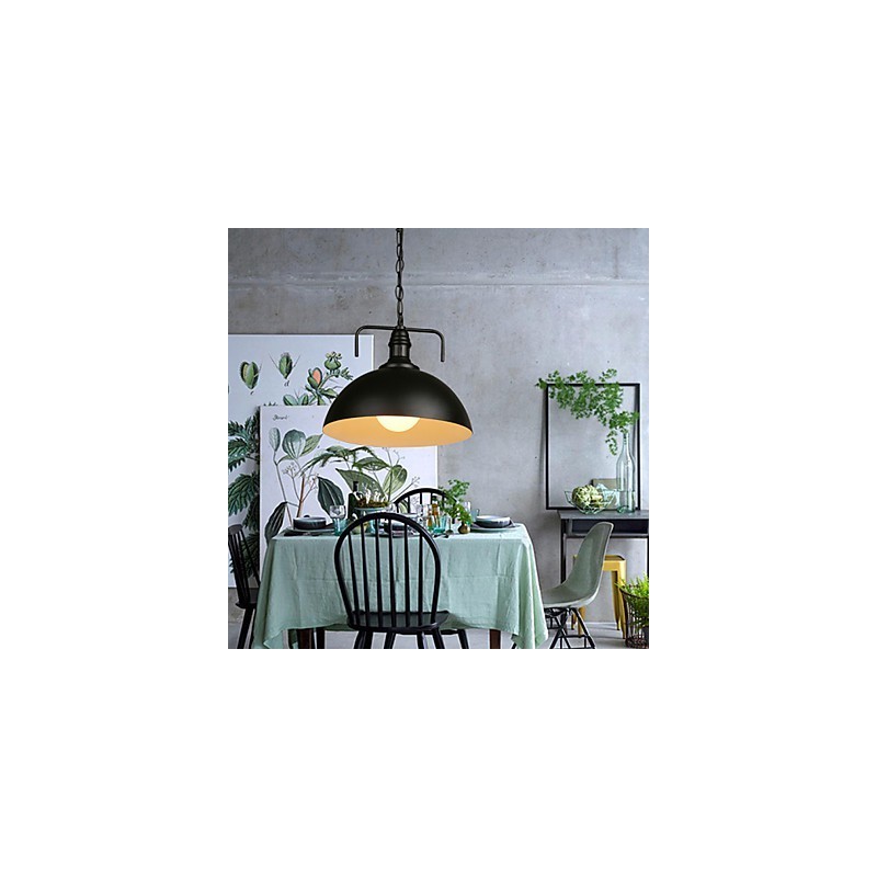 Nordic American Country Industrial Semicircle Fashion Schmiedeeisen Single Head Droplight
