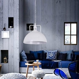 Nordic American Country Industrial Semicircle Fashion Schmiedeeisen Single Head Droplight