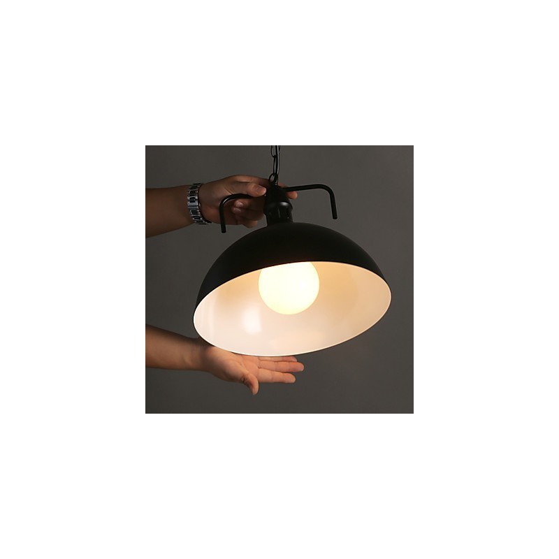 Nordic American Country Industrial Semicircle Fashion Schmiedeeisen Single Head Droplight