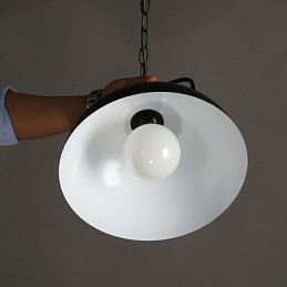 Nordic American Country Industrial Semicircle Fashion Schmiedeeisen Single Head Droplight