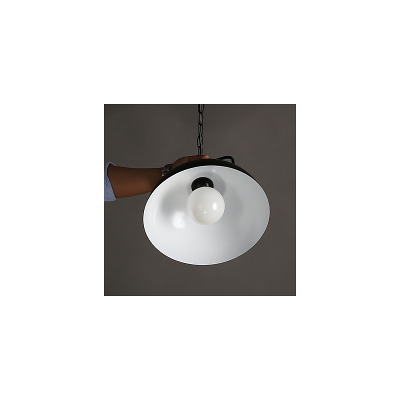 Nordic American Country Industrial Semicircle Fashion Schmiedeeisen Single Head Droplight