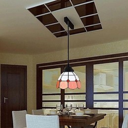 Europäische vertraglich gebundene Droplight-Glaslampenschirmlampen und Laternen des Mittelmeers