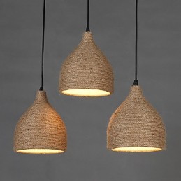 Country Lofts stellt alte Wege wieder her, Hanfseil-Einzelkopf-Droplight-Lampe