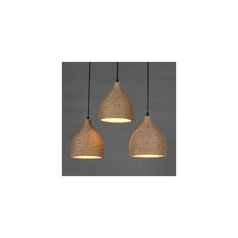 Country Lofts stellt alte Wege wieder her, Hanfseil-Einzelkopf-Droplight-Lampe