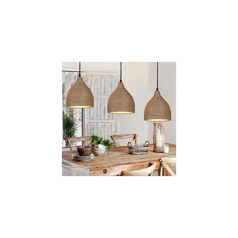 Country Lofts stellt alte Wege wieder her, Hanfseil-Einzelkopf-Droplight-Lampe