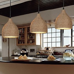 Country Lofts stellt alte Wege wieder her, Hanfseil-Einzelkopf-Droplight-Lampe