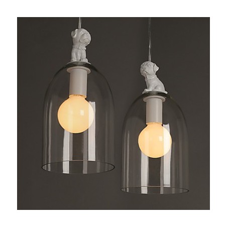 Die Cartoon-Hund-Hängelampe Taipei Rural Glass Individuality Creative Small Droplight Lamp Die Cartoon-Hund-Hängelampe Taipei Rural Glass Individuality Creative Small Droplight Lamp