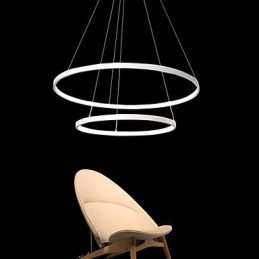 Pendelleuchte Modernes Design Hochwertige Zwei Ringe
