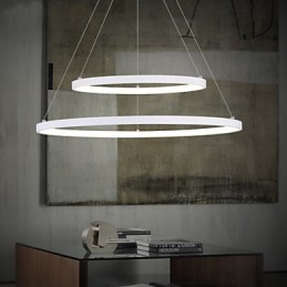 Pendelleuchte Modernes Design Hochwertige Zwei Ringe