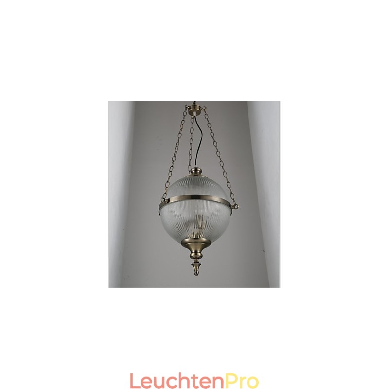 Eisen Bronze Kronleuchter Lampe Glas